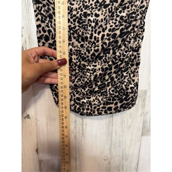 Vince Camuto Leopard Print Mini Skirt - Picture 6 of 9